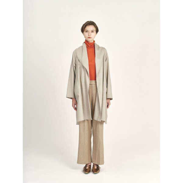 画像3: [PINETA]コート ハイカウントフラノコート (3)