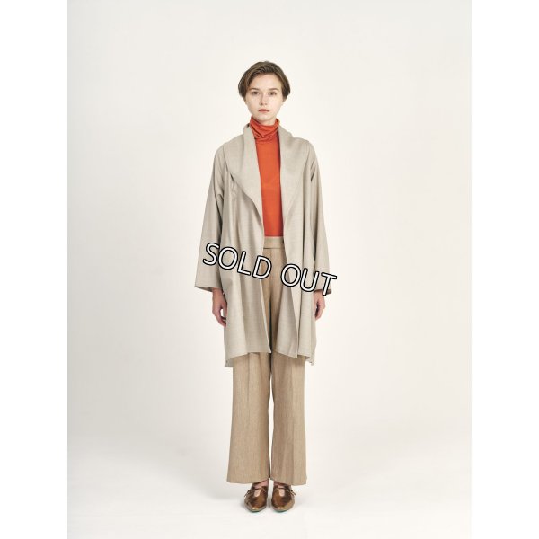 画像3: [PINETA]コート ハイカウントフラノコート (3)