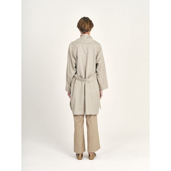 画像5: [PINETA]コート ハイカウントフラノコート (5)