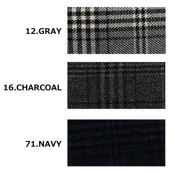 画像5: [PINETA]シャツ・ブラウス グレンチェック異素材ブラウス (5)