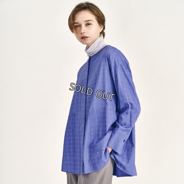 画像1: [PINETA]シャツ・ブラウス ドット格子プリントブラウス (1)