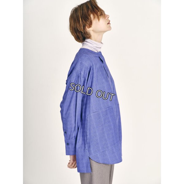 画像3: [PINETA]シャツ・ブラウス ドット格子プリントブラウス (3)