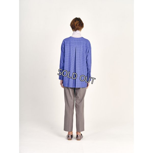 画像5: [PINETA]シャツ・ブラウス ドット格子プリントブラウス (5)