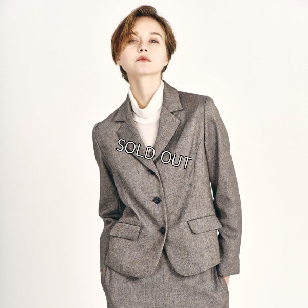 画像1: [PINETA]ジャケット ミックスツィードジャケット (1)