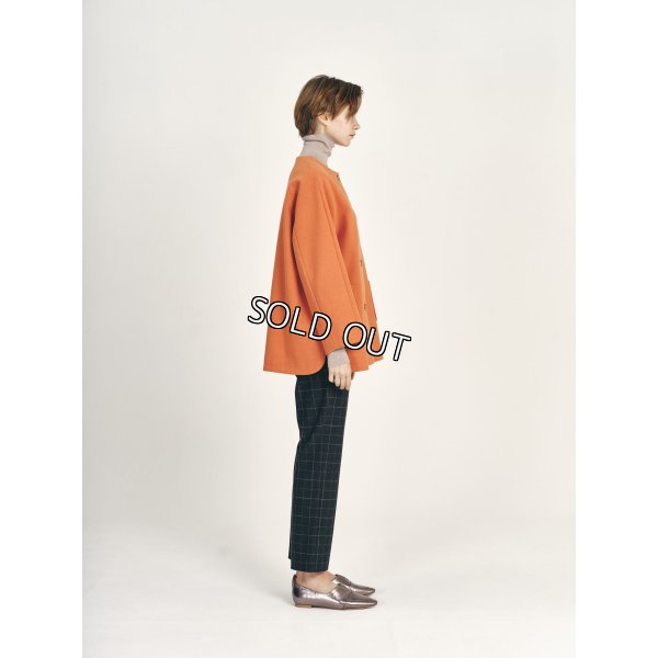 画像4: [PINETA]ジャケット ウールライクジャージハーフコート (4)