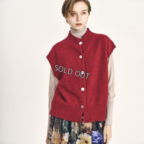 画像1: [PINETA]ニット ヤクベスト (1)