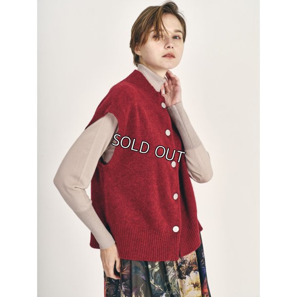 画像2: [PINETA]ニット ヤクベスト (2)