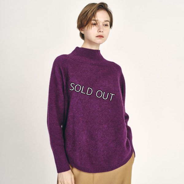 画像1: [PINETA]ニット ヤク裾カーブプルオーバー (1)