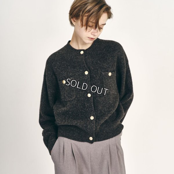画像1: [PINETA]ニット ヤクメタルボタンジャケット (1)