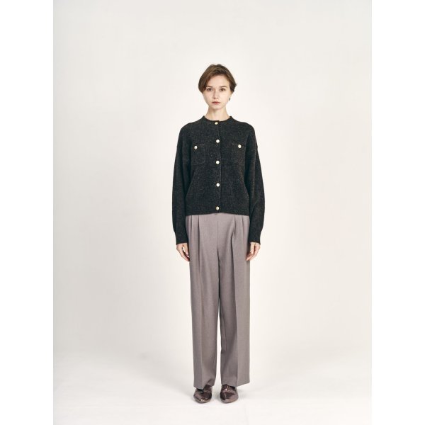 画像3: [PINETA]ニット ヤクメタルボタンジャケット (3)