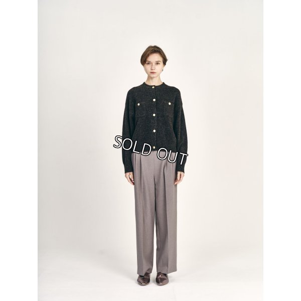 画像3: [PINETA]ニット ヤクメタルボタンジャケット (3)