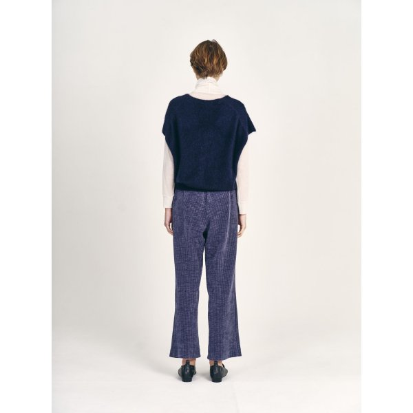 画像5: [PINETA]ニット ヤクミンク加工ベスト (5)