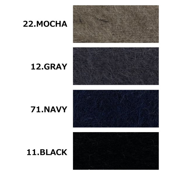 画像6: [PINETA]ニット ヤクミンク加工ベスト (6)