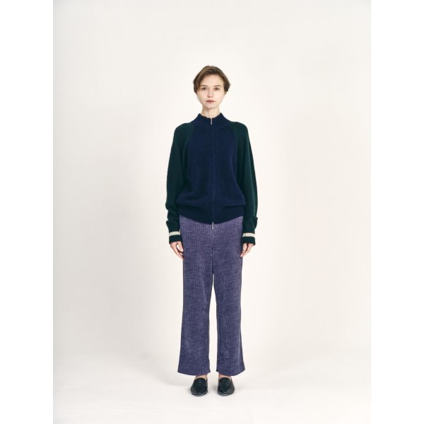 画像3: [PINETA]ニット ヤクジップアップジャケット (3)