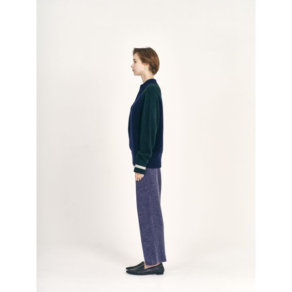 画像4: [PINETA]ニット ヤクジップアップジャケット (4)