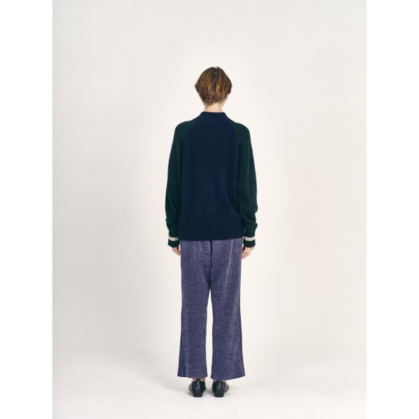 画像5: [PINETA]ニット ヤクジップアップジャケット (5)