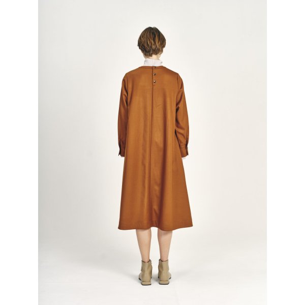 画像5: [PINETA]ワンピース ハイカウントフラノワンピース (5)