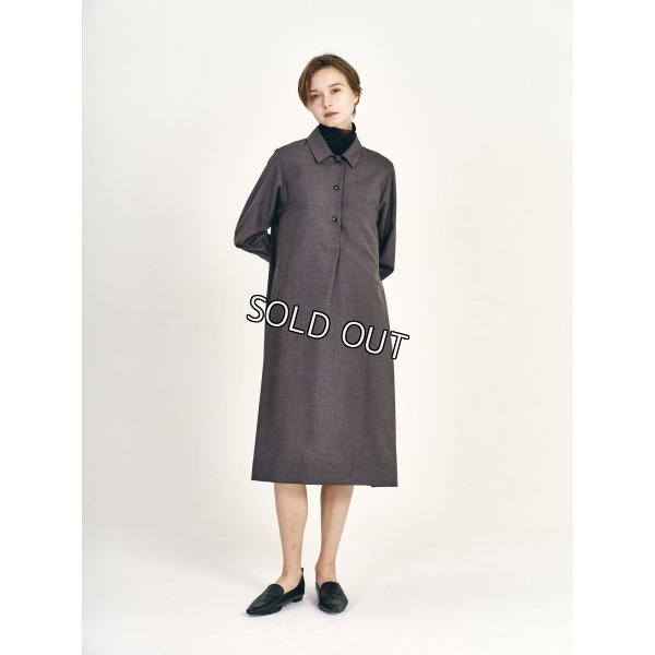 画像3: [PINETA]ワンピース クリアーツイルフレアーワンピース (3)