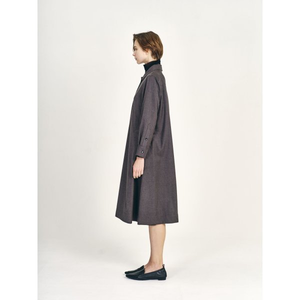 画像5: [PINETA]ワンピース クリアーツイルフレアーワンピース (5)