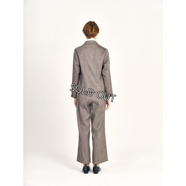画像4: [PINETA]パンツ ミックスツィードストレートパンツ (4)