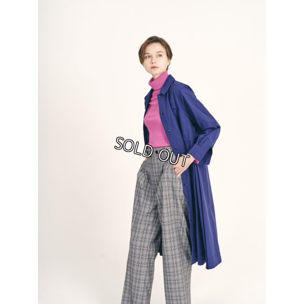 画像3: [PINETA]パンツ グレンチェックワイドパンツ (3)