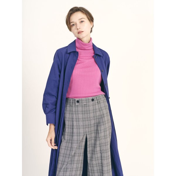 画像4: [PINETA]パンツ グレンチェックワイドパンツ (4)