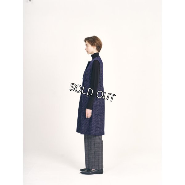 画像3: [PINETA]ジャケット ラメツィードロングジレ (3)