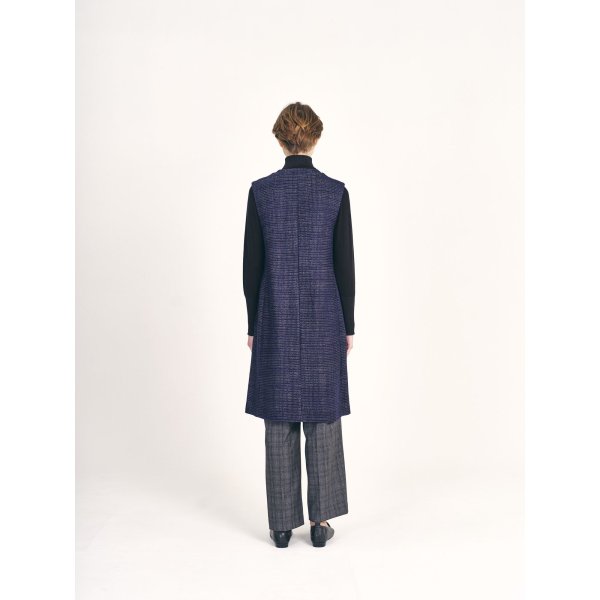 画像4: [PINETA]ジャケット ラメツィードロングジレ (4)