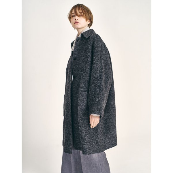 画像3: [PINETA]コート エアリーモヘア衿コート (3)