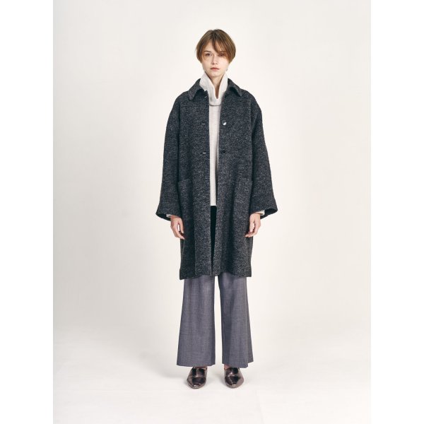 画像4: [PINETA]コート エアリーモヘア衿コート (4)