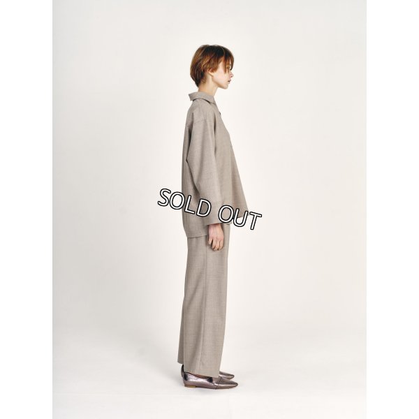 画像4: [PINETA]トップス・Tシャツ ストレッチウールブラウス (4)