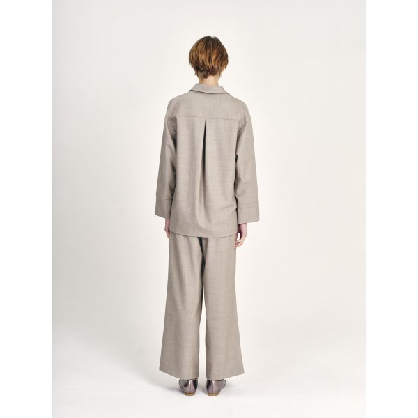 画像5: [PINETA]トップス・Tシャツ ストレッチウールブラウス (5)