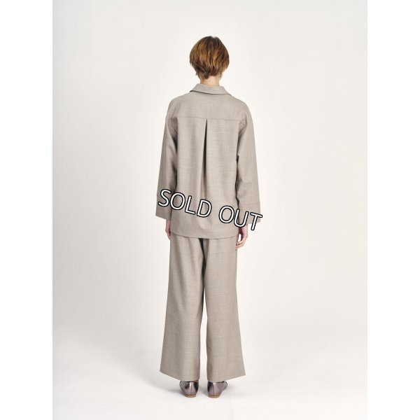 画像5: [PINETA]トップス・Tシャツ ストレッチウールブラウス (5)