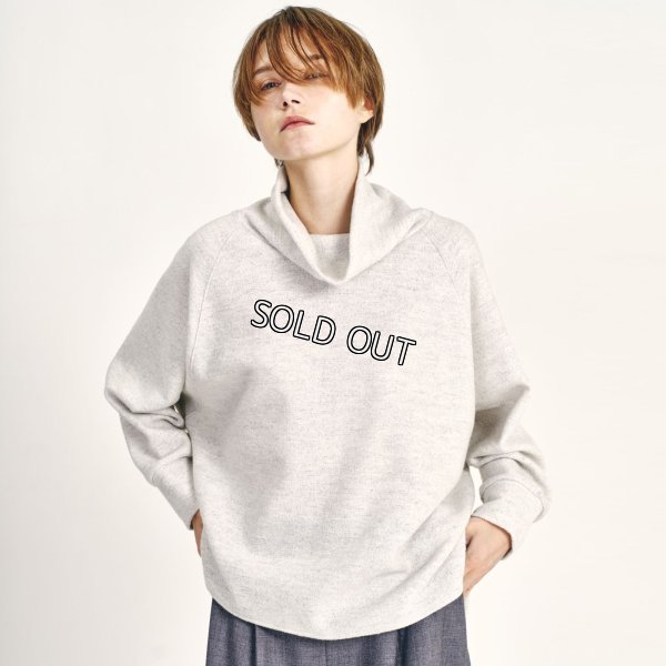 画像1: [PINETA]トップス・Tシャツ オフタートル　ラグランプルオーバー (1)