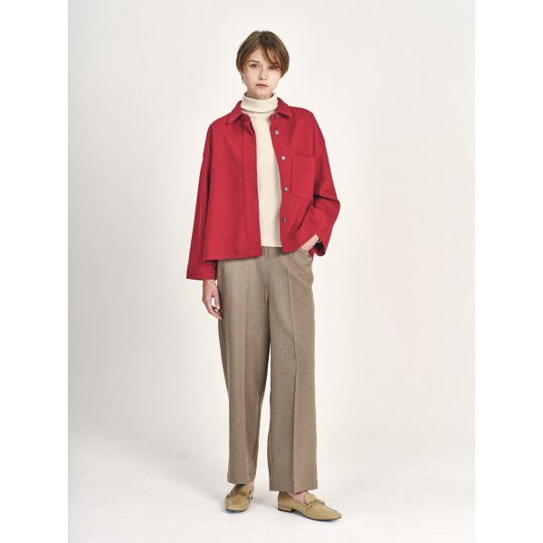 画像2: [PINETA]ジャケット マイクロループ衿付シャツ (2)