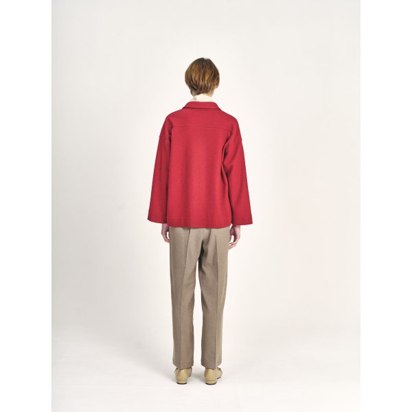 画像5: [PINETA]ジャケット マイクロループ衿付シャツ (5)