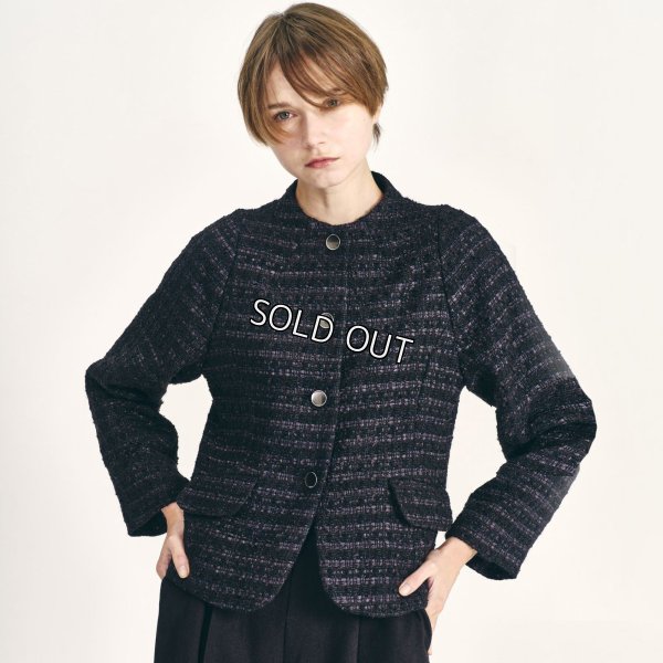 画像1: [PINETA]ジャケット バンビーナツイードジャケット (1)
