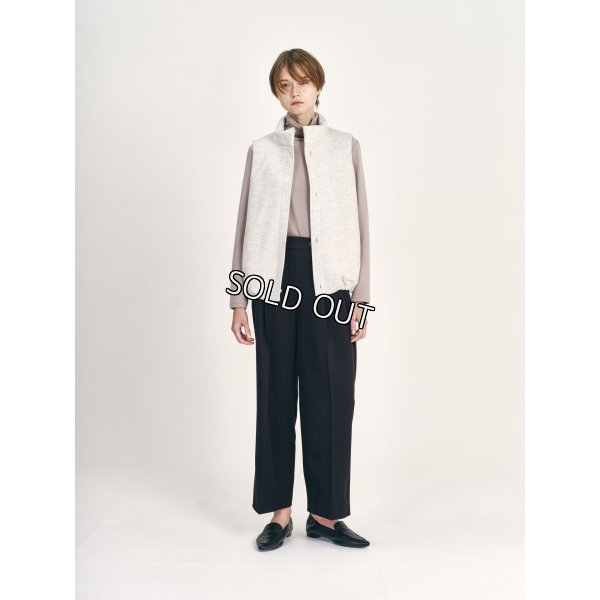 画像2: [PINETA]ジャケット 裏キルト　ショートベスト (2)