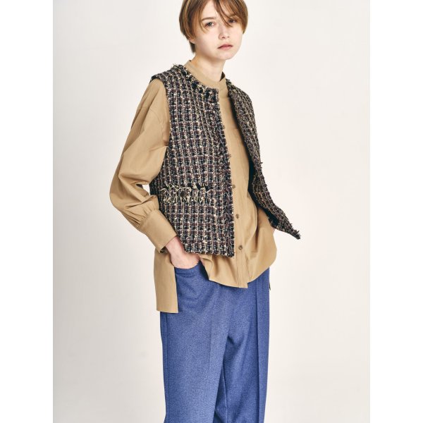 画像2: [PINETA]ジャケット バンビーナツイードベスト (2)