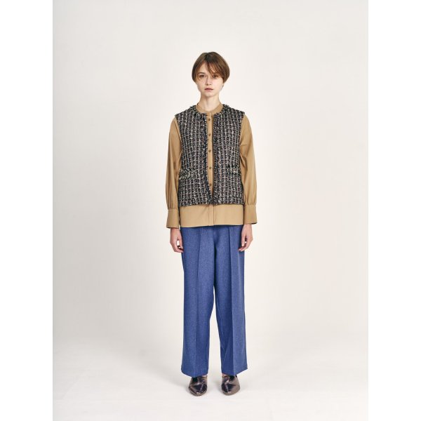 画像3: [PINETA]ジャケット バンビーナツイードベスト (3)