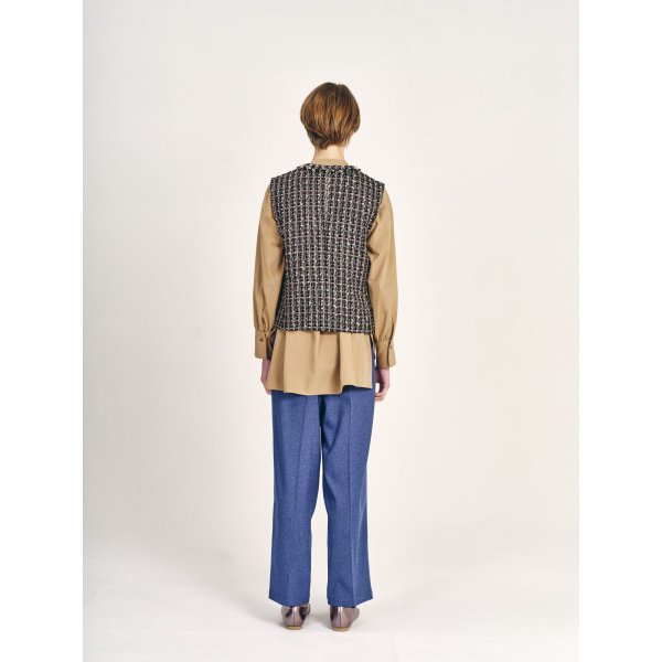 画像5: [PINETA]ジャケット バンビーナツイードベスト (5)