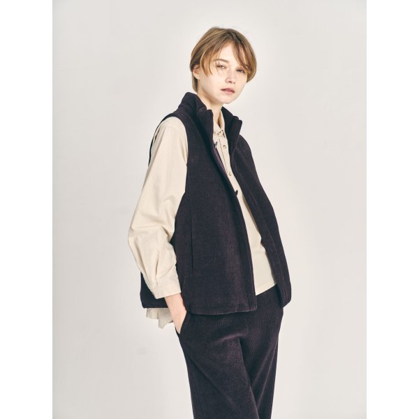 画像3: [PINETA]ジャケット 細コーデュロイベスト (3)