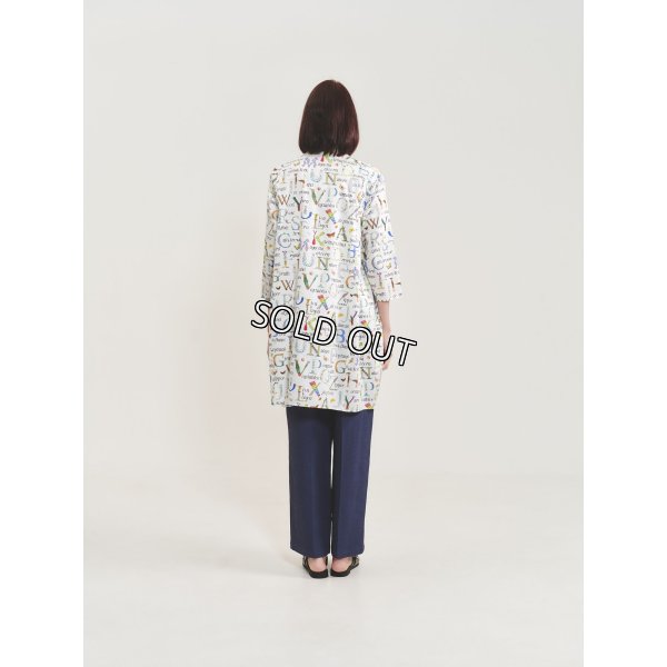 画像3: [PINETA]シャツ・ブラウス 丈長脇ギャザーデザインブラウス (3)