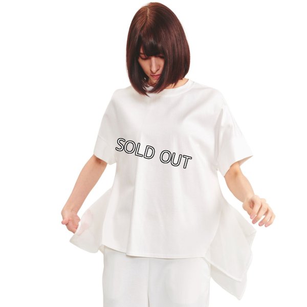 画像1: [PINETA]トップス・Tシャツ 別布使いデザインプルオーバー (1)