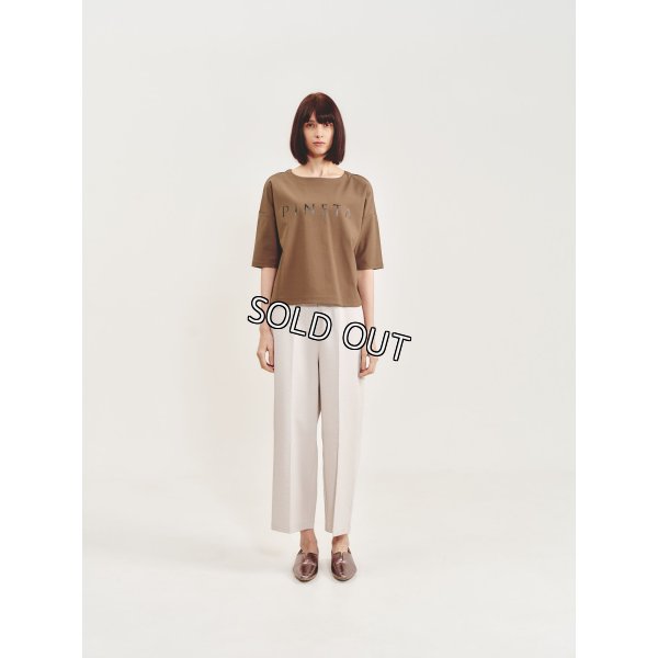 画像2: [PINETA]トップス・Tシャツ ＰＩＮＥＴＡ箔プリントショート丈ＰＯ (2)