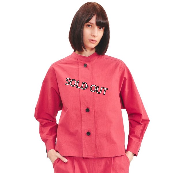 画像1: [PINETA]ジャケット スタンドカラーブラウス型ジャケット (1)