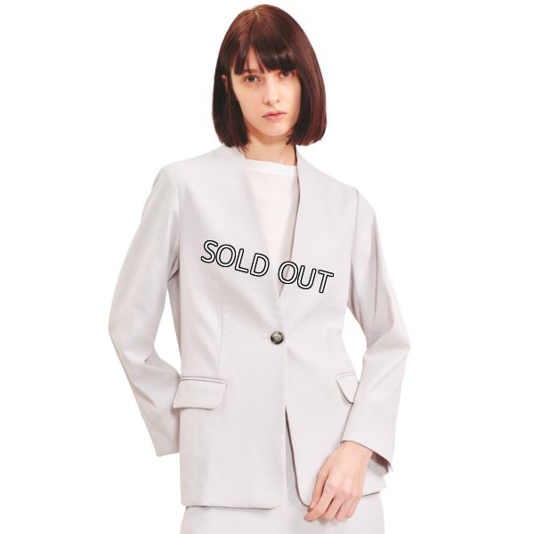 画像1: [PINETA]ジャケット ノーカラー定番ジャケット (1)