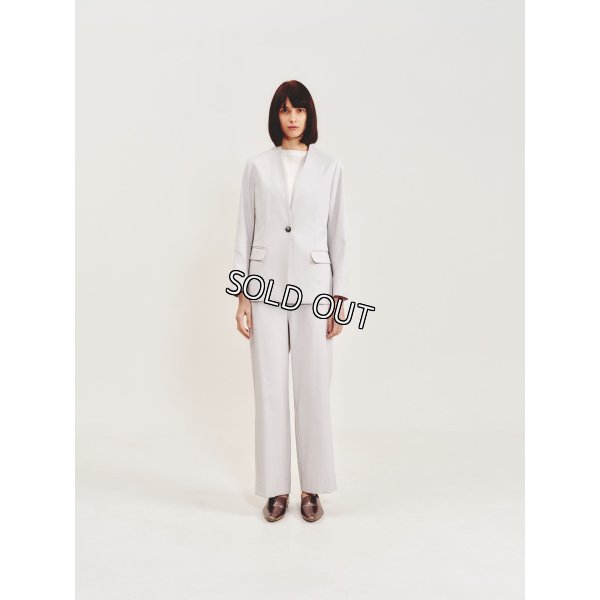 画像2: [PINETA]ジャケット ノーカラー定番ジャケット (2)