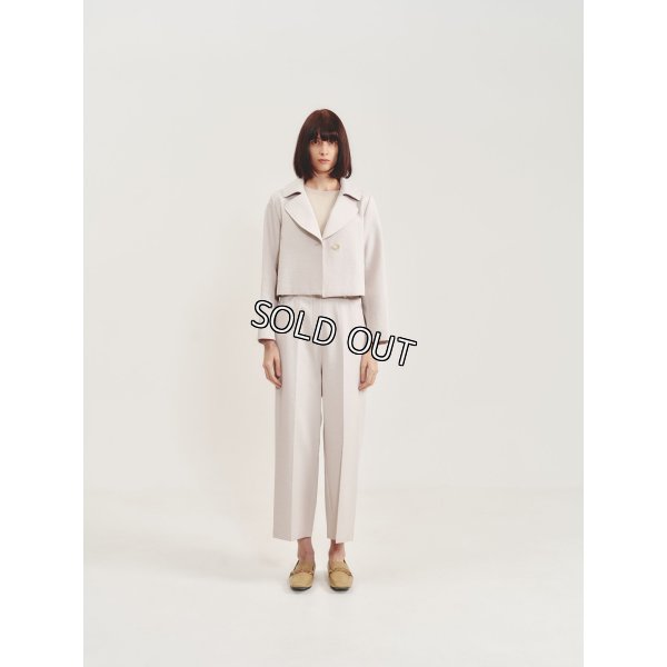 画像2: [PINETA]ジャケット Ｂｉｇテーラーショート丈ジャケット (2)