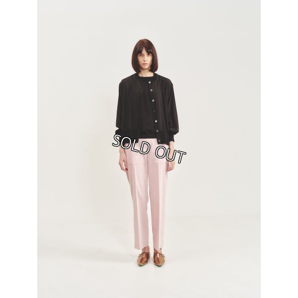 画像2: [PINETA]ニット 綿混ノースリーブプルオーバー (2)